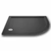 Nuie 900 X 760 Right-Handed Offset Quadrant Shower Tray Slate Grey - FREE Waste