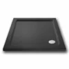 Nuie 900 X 900 Square Shower Tray Slate Grey - FREE Waste