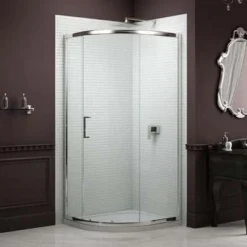 Sommer8 900 X 900mm Single Door Quadrant Shower Enclosure