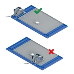 Villeroy & Boch Squaro Infinity Quaryl Shower Tray 900 X 900 - Grey -Roman Sales Squaro cutting