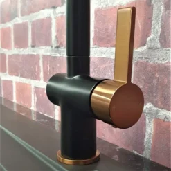 Mayhill Black & Rose Gold Single Lever Pull Out Kitchen Tap - Tailored 16 Mayhill Black & Rose Gold Single Lever Pull Out Kitchen Tap - Tailored -Roman Sales TIS5083 3