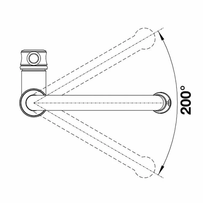 Blanco Vicus Single Lever Satin Gold Kitchen Tap - 526689 5 Blanco Vicus Single Lever Satin Gold Kitchen Tap - 526689 - Image 5