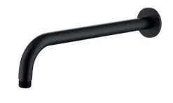 Black Dual Concealed Shower Kit Including Valves, Hand Set, Fixed Head & Arm - The White Space 9 Black Dual Concealed Shower Kit Including Valves, Hand Set, Fixed Head & Arm - The White Space -Roman Sales WSV002B