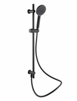 Black Dual Concealed Shower Kit Including Valves, Hand Set, Fixed Head & Arm - The White Space 8 Black Dual Concealed Shower Kit Including Valves, Hand Set, Fixed Head & Arm - The White Space -Roman Sales WSV003B