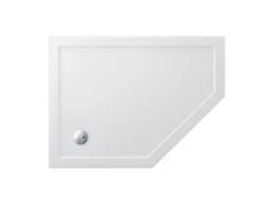 Zamori Pentangle Shower Tray - 1200 X 900 - Right Hand - Z1404
