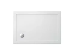 Zamori Rectangle Shower Tray 1100 X 760mm - Corner Waste - Z1170