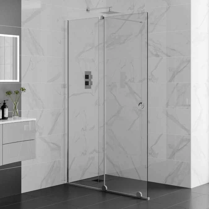 1100mm Sliding Wetroom Screen - Rolla 8 By Aquadart 1 1100mm Sliding Wetroom Screen - Rolla 8 By Aquadart