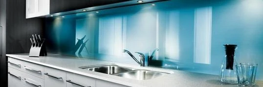 Lustrolite Toughened Glass Hob Splashback - Blue Atoll 2 Lustrolite Toughened Glass Hob Splashback - Blue Atoll - Image 2