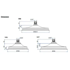 Burlington Tay Deck Mounted Traditional Bath Shower Mixer Tap Rigid Riser - Fixed Head - BT2DS 16 Burlington Tay Deck Mounted Traditional Bath Shower Mixer Tap Rigid Riser - Fixed Head - BT2DS -Roman Sales burlinton fixed head tech 1