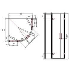 Burlington Traditional Quadrant Shower Enclosure 900 X 900mm C23 5 Burlington Traditional Quadrant Shower Enclosure 900 X 900mm C23 -Roman Sales c23 tech