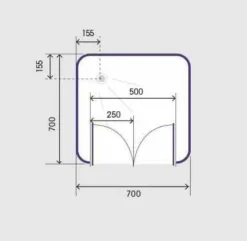 Kinedo Consort Self Contained Shower Pod - 700 X 700mm - CA16GB 10 Kinedo Consort Self Contained Shower Pod - 700 X 700mm - CA16GB -Roman Sales consort tech1 700x700