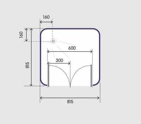 Kinedo Consort Self Contained Shower Pod - 815 X 815mm - CA10GB 5 Kinedo Consort Self Contained Shower Pod - 815 X 815mm - CA10GB - Image 5