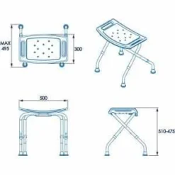 Croydex Shower Seat White Adjustable - AP100122 5 Croydex Shower Seat White Adjustable - AP100122 -Roman Sales d1bb1234d8e76ef47fa4c3885f073773 1