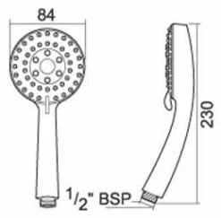 Triton Dene Cool Touch Thermostatic Bar Mixer Shower - Low Pressure 9 Triton Dene Cool Touch Thermostatic Bar Mixer Shower - Low Pressure -Roman Sales dene shower head tech