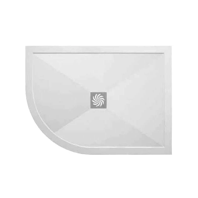Ultra-Slim 1200 X 800mm Offset Quadrant Shower Tray - Left Hand 1 Ultra-Slim 1200 X 800mm Offset Quadrant Shower Tray - Left Hand