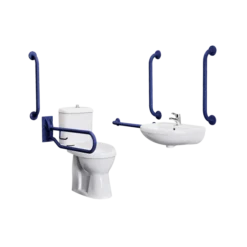 Nuie Doc M Pack - Disabled Bathroom High Toilet, Basin And Grab Rails 9 Nuie Doc M Pack - Disabled Bathroom High Toilet, Basin And Grab Rails -Roman Sales docmp002 doc m pack blue co