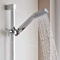 Element Thermostatic Concealed Shower Valve With Riser Rail Kit - Kartell UK -Roman Sales element handset