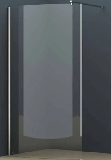 Abacus E Series Curved Wetroom Glass Screen - 1050mm 1 Abacus E Series Curved Wetroom Glass Screen - 1050mm