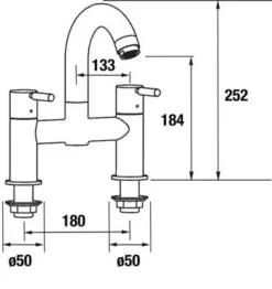 CLEARANCE Visio Bath Filler Tap Swivel Spout - Francis Pegler 17 CLEARANCE Visio Bath Filler Tap Swivel Spout - Francis Pegler -Roman Sales francis pegler visio bath filler tap 1