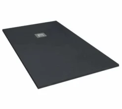 Giorgio2 Cut-To-Size Graphite Slate Effect Shower Tray - 1200 X 700mm
