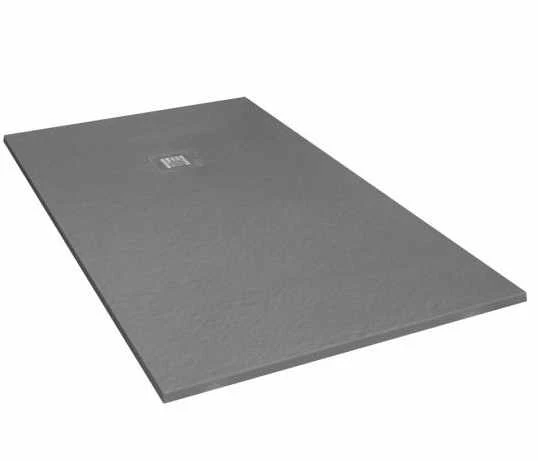 Giorgio2 Cut-To-Size Grey Slate Effect Shower Tray - 1000 X 900mm 1 Giorgio2 Cut-To-Size Grey Slate Effect Shower Tray - 1000 X 900mm