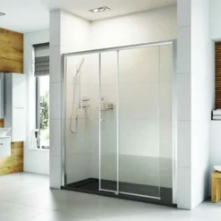 Roman Haven6 1400mm Level Access Sliding Shower Door, Left Hand