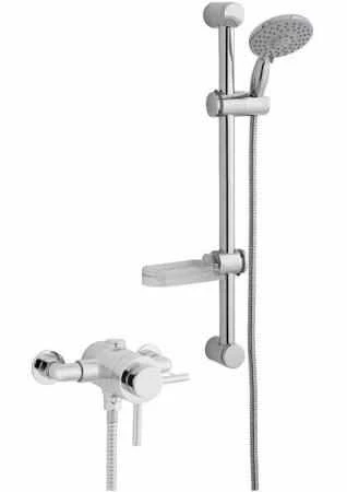 Kartell Plan Thermostatic Exposed Shower Valve Riser Rail 1 Kartell Plan Thermostatic Exposed Shower Valve Riser Rail