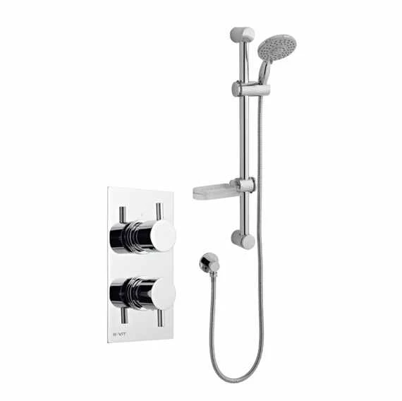 Plan Thermostatic Concealed Shower Valve Inc Riser Rail Kit 1 Plan Thermostatic Concealed Shower Valve Inc Riser Rail Kit