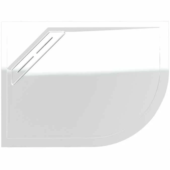Kudos Connect2 1200 X 800mm LH Offset Quadrant Shower Tray 1 Kudos Connect2 1200 X 800mm LH Offset Quadrant Shower Tray