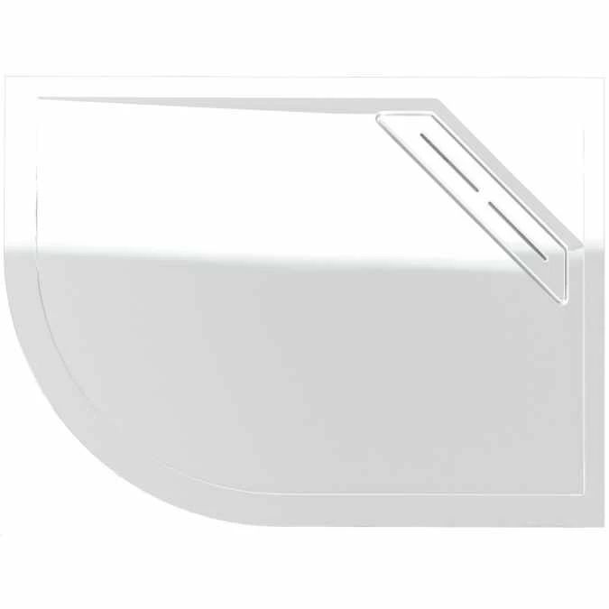 Kudos Connect2 1200 X 800mm RH Offset Quadrant Shower Tray 1 Kudos Connect2 1200 X 800mm RH Offset Quadrant Shower Tray