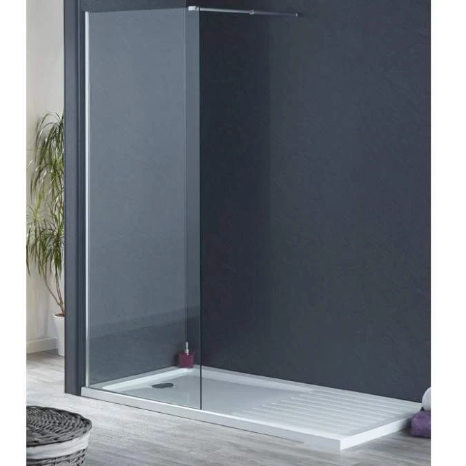 MX Elements 1400 X 900 Anti Slip Walk In Shower Tray With Drying Area 2 MX Elements 1400 X 900 Anti Slip Walk In Shower Tray With Drying Area - Image 2