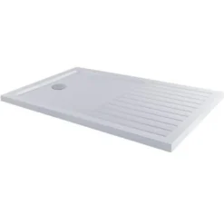 MX Elements 1400 X 900 Anti Slip Walk In Shower Tray With Drying Area