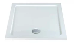 MX Elements 800 X 800 Anti Slip Square ABS Stone Resin Shower Tray