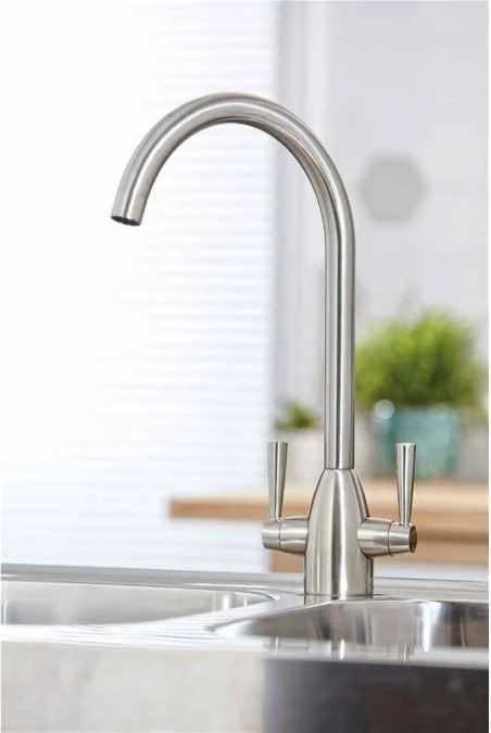 Wycombe Brushed Nickel Kitchen Mixer Tap - Signature Series 1 Wycombe Brushed Nickel Kitchen Mixer Tap - Signature Series