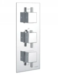 Niagara Observa Chrome Triple Concealed Shower Valve - Two Outlets 5 Niagara Observa Chrome Triple Concealed Shower Valve - Two Outlets -Roman Sales observa 9311
