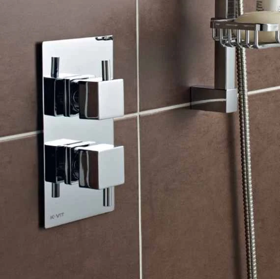Pure Thermostatic Concealed Shower Valve Riser Rail Kit 2 Pure Thermostatic Concealed Shower Valve Riser Rail Kit - Image 2