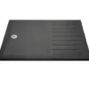 Nuie 1400 X 900 Walk-In Shower Tray Slate Grey - FREE Waste