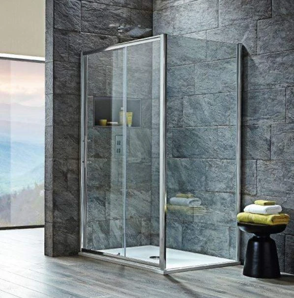 Scudo S8 Sliding Shower Door - 1100mm 2 Scudo S8 Sliding Shower Door - 1100mm - Image 2