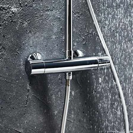 Messi Cool Touch Bar Valve Twin Head Shower Set 4 Messi Cool Touch Bar Valve Twin Head Shower Set - Image 4