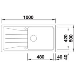 Blanco Sona XL 6 S Silgranit Kitchen Sink - Jasmine 5 Blanco Sona XL 6 S Silgranit Kitchen Sink - Jasmine -Roman Sales sonaxl6 tech