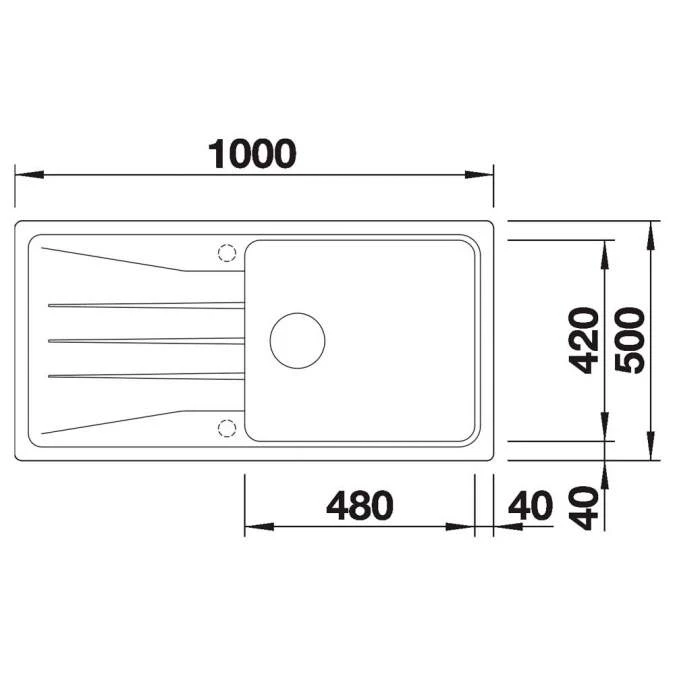 Blanco Sona XL 6 S Silgranit Kitchen Sink - Jasmine 3 Blanco Sona XL 6 S Silgranit Kitchen Sink - Jasmine - Image 3