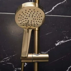 Spey Series 2 Brushed Brass Dual Head Thermostatic Shower Kit - Highlife Bathrooms 13 Spey Series 2 Brushed Brass Dual Head Thermostatic Shower Kit - Highlife Bathrooms -Roman Sales spey brass2