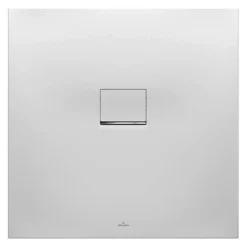 Villeroy & Boch Squaro Infinity Quaryl Shower Tray 900 X 900 - Stone White