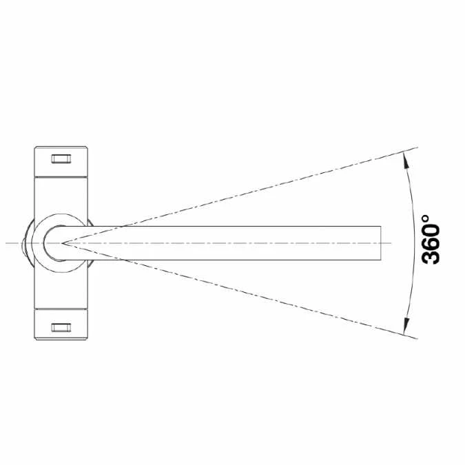 Blanco Lanora Twin Brushed Steel Kitchen Tap - 526702 4 Blanco Lanora Twin Brushed Steel Kitchen Tap - 526702 - Image 4