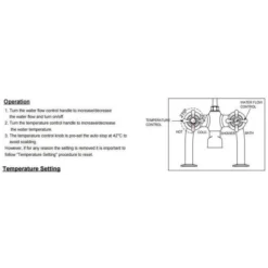 Burlington Tay Traditional Wall Mounted Bath Shower Mixer Tap Rigid Riser - Fixed Head - BT2WS 13 Burlington Tay Traditional Wall Mounted Bath Shower Mixer Tap Rigid Riser - Fixed Head - BT2WS -Roman Sales tay temp tech drawing
