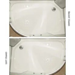 Vidalux Pure E 1200 Shower Cabin 1200 X 800mm With Electric Shower -Roman Sales vidalux pure offset handing