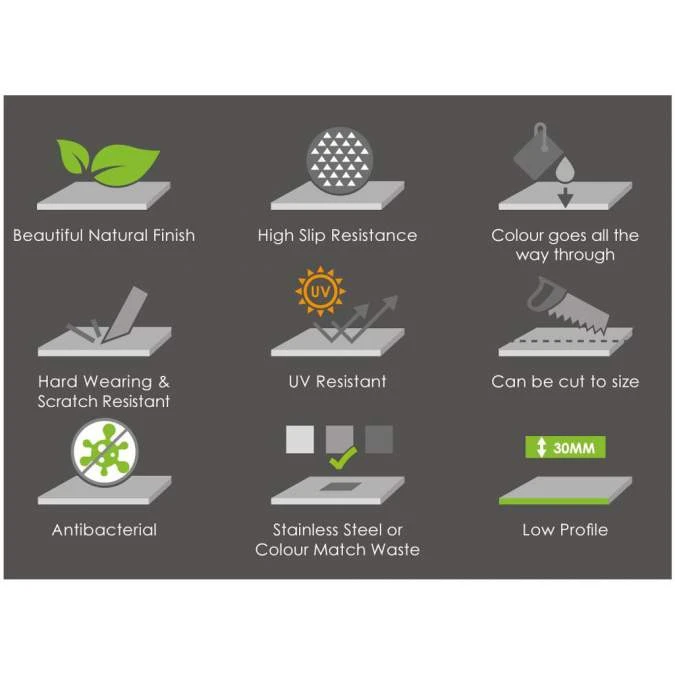 Essenza Graphite Slate Shower Tray - Cut To Size 8 Essenza Graphite Slate Shower Tray - Cut To Size - Image 8