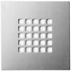 Essenza 900 X 900mm Graphite Slate Shower Tray - Cut To Size -Roman Sales wINOX WASTE SILLAR 2 1