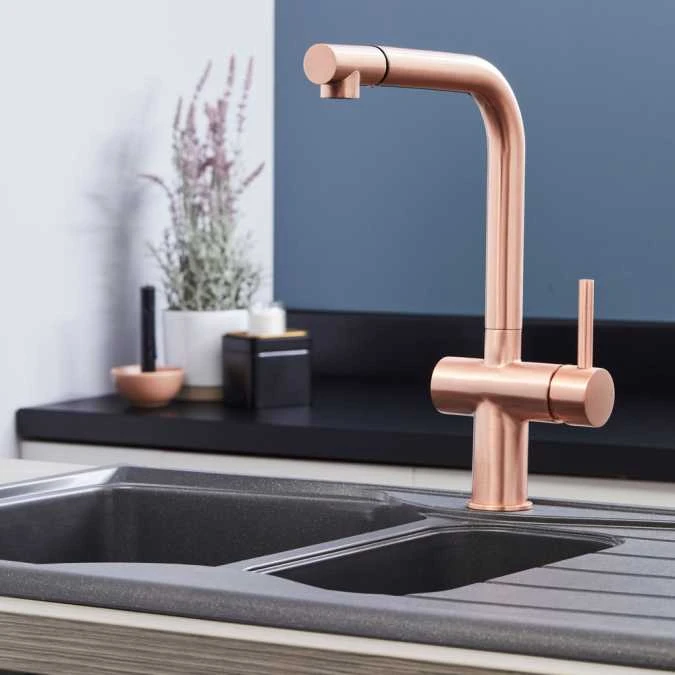 Ingleton Copper Pull Out Kitchen Mixer Tap 2 Ingleton Copper Pull Out Kitchen Mixer Tap - Image 2