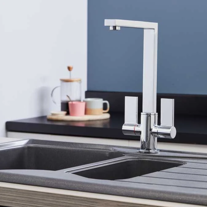 Ayton Chrome Monobloc Kitchen Sink Mixer Tap 2 Ayton Chrome Monobloc Kitchen Sink Mixer Tap - Image 2